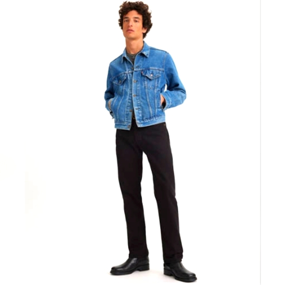 Mens black 501 jeans - Picture 1 of 8